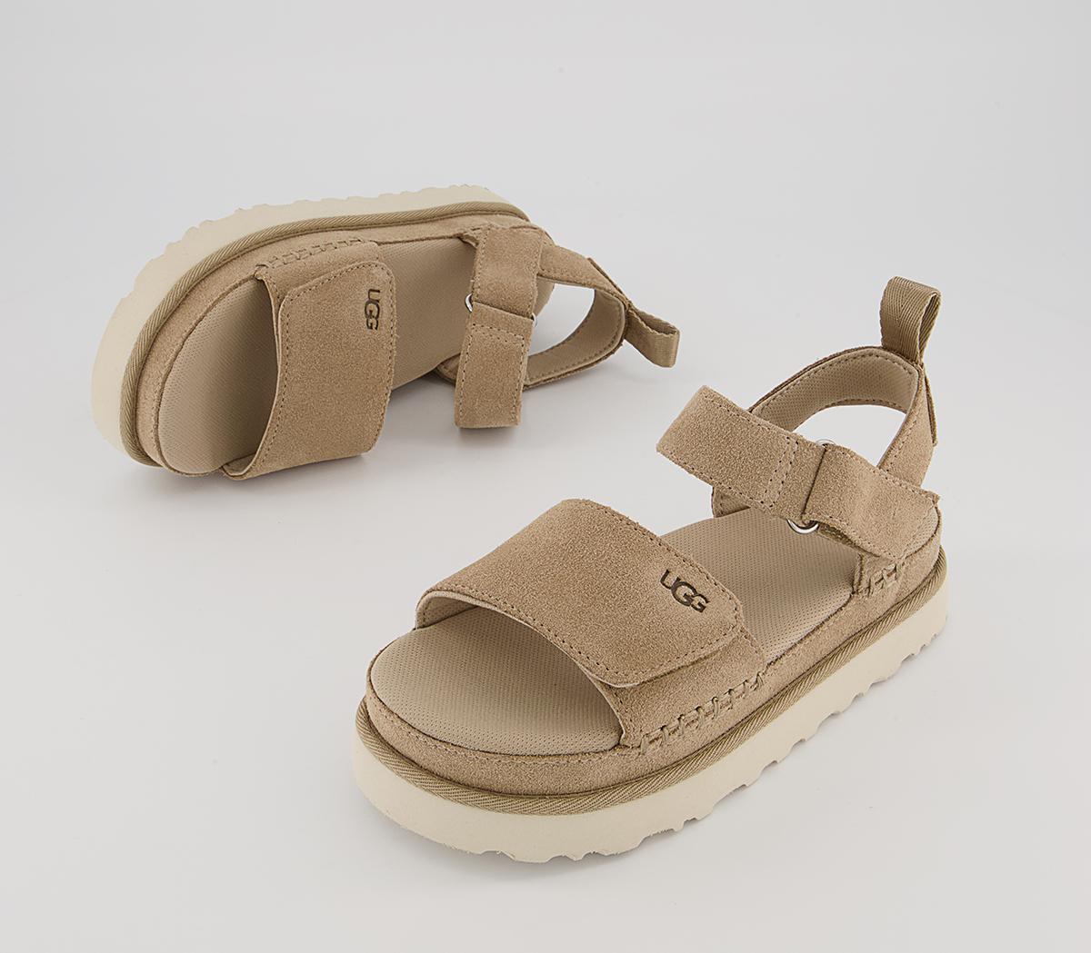 UGG Goldenstar Suede Sandals UGG Goldenstar Suede Sandals Mustard Seed
