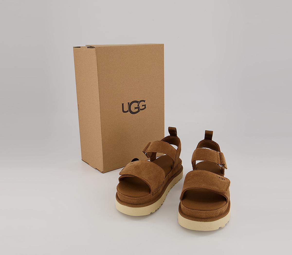 UGG Goldenstar Sandals UGG Goldenstar Sandals Chestnut Suede