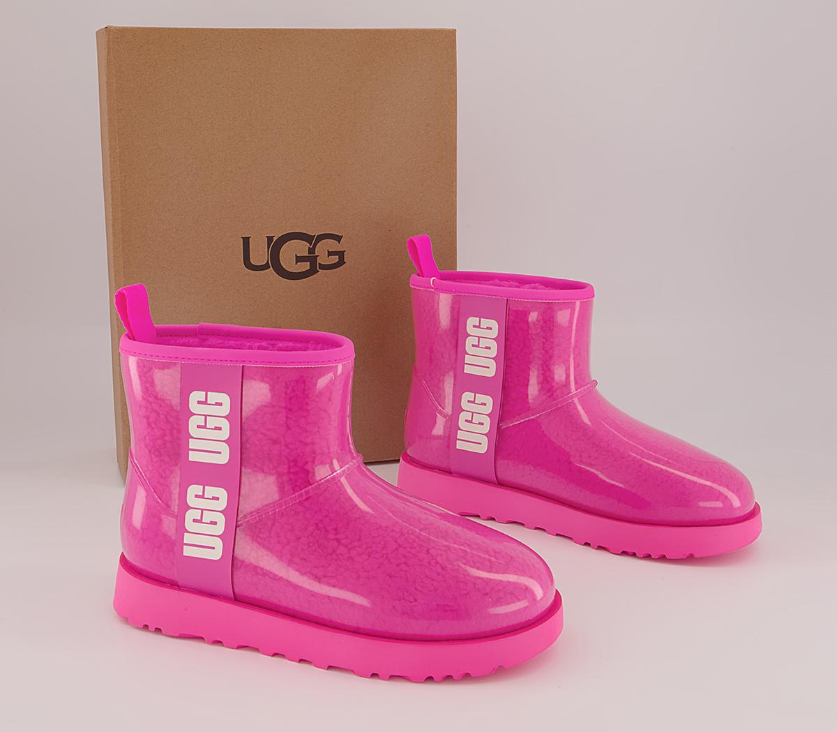 UGG Classic Clear Mini Boots UGG Classic Clear Mini Boots Taffy Pink
