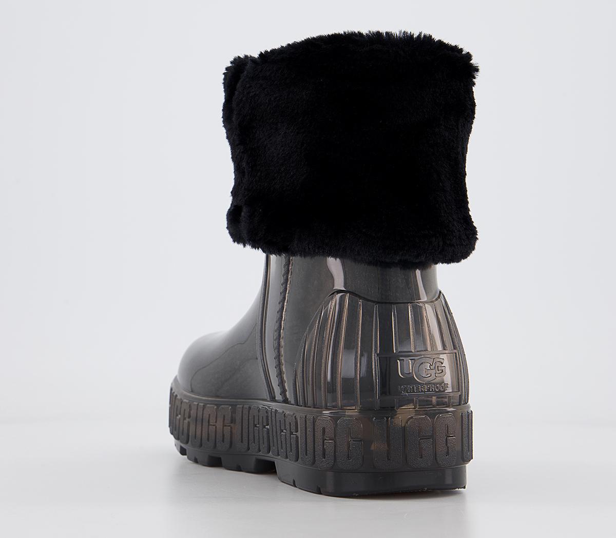 UGG Drizlita Clear Wellies UGG Drizlita Clear Wellies Black