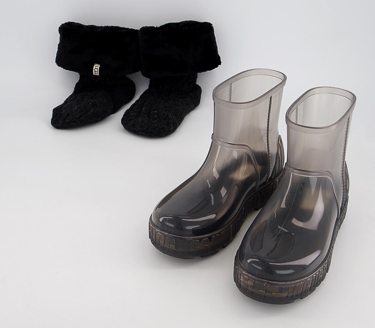 UGG Drizlita Clear Wellies UGG Drizlita Clear Wellies Black