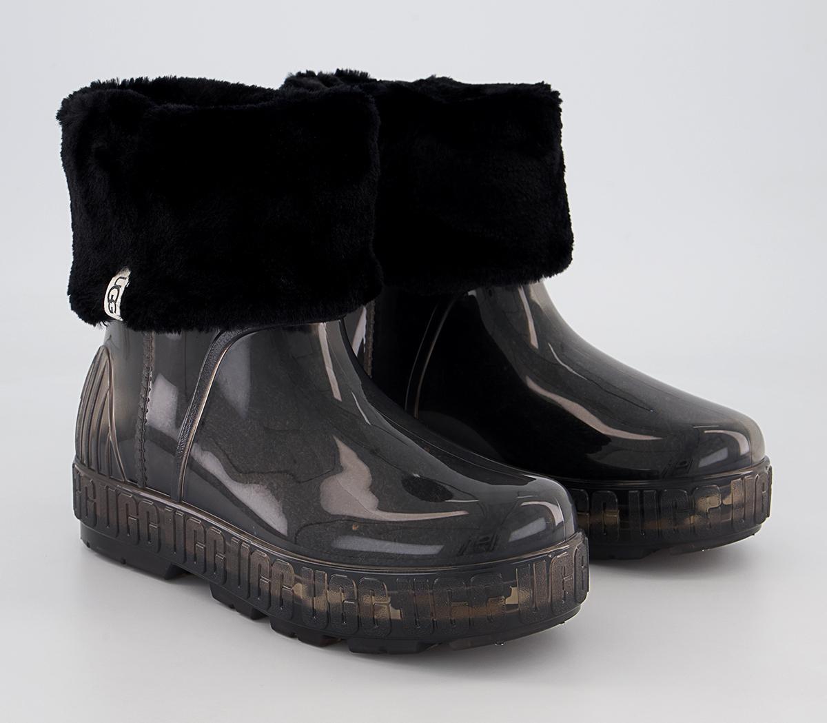 UGG Drizlita Clear Wellies UGG Drizlita Clear Wellies Black