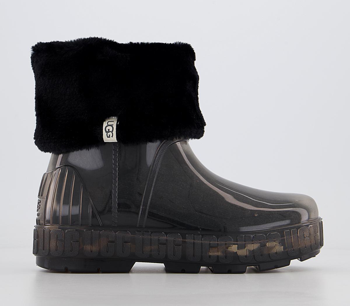 UGG Drizlita Clear Wellies UGG Drizlita Clear Wellies Black