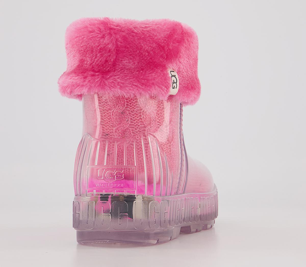 UGG Drizlita Clear Wellies UGG Drizlita Clear Wellies Taffy Pink