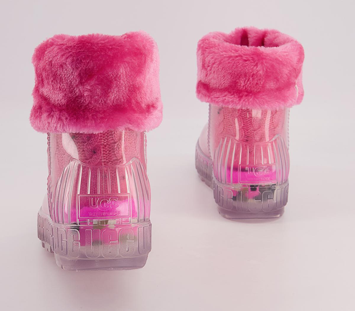 UGG Drizlita Clear Wellies UGG Drizlita Clear Wellies Taffy Pink