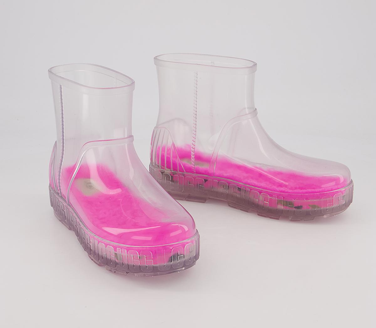 UGG Drizlita Clear Wellies UGG Drizlita Clear Wellies Taffy Pink