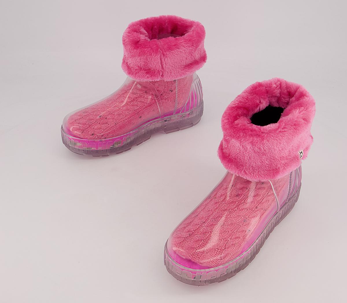 UGG Drizlita Clear Wellies UGG Drizlita Clear Wellies Taffy Pink