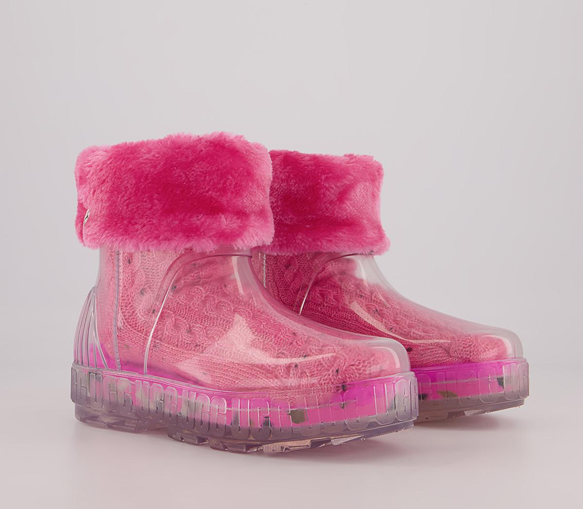 UGG Drizlita Clear Wellies UGG Drizlita Clear Wellies Taffy Pink