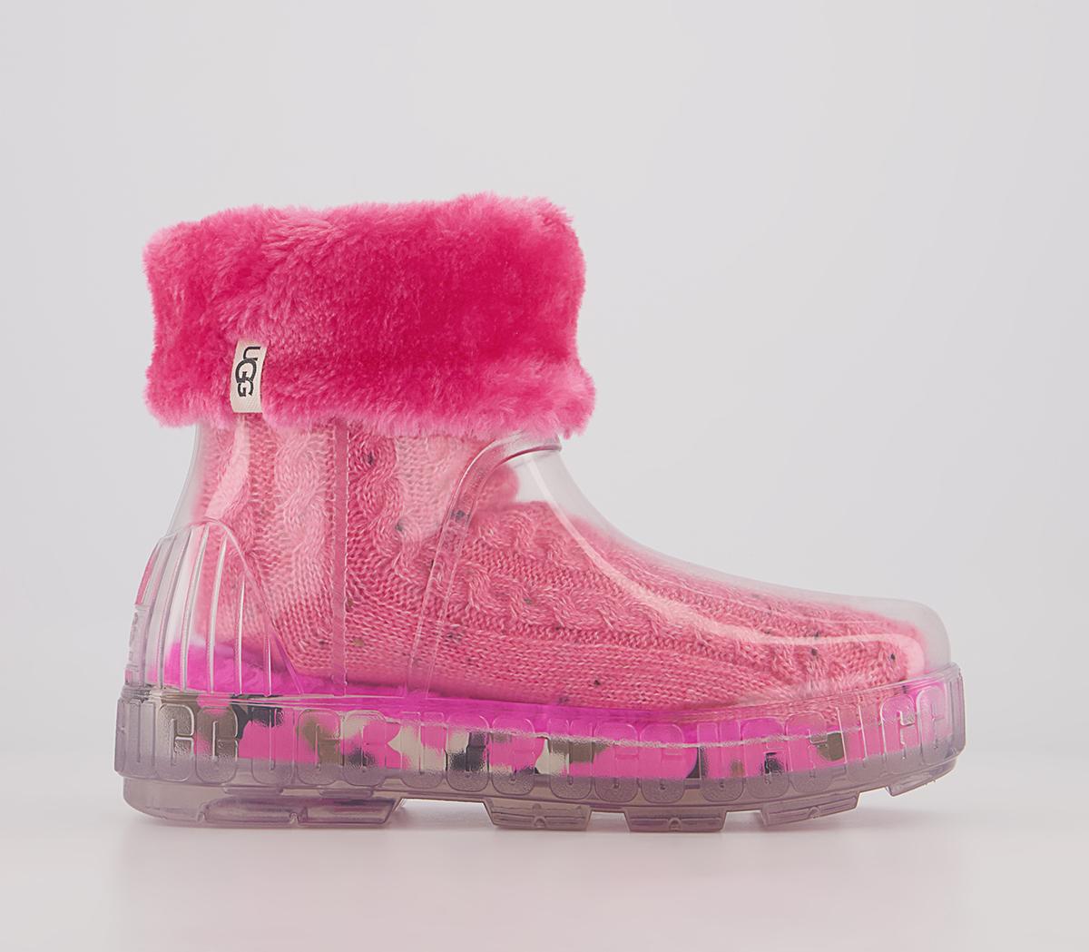 UGG Drizlita Clear Wellies UGG Drizlita Clear Wellies Taffy Pink