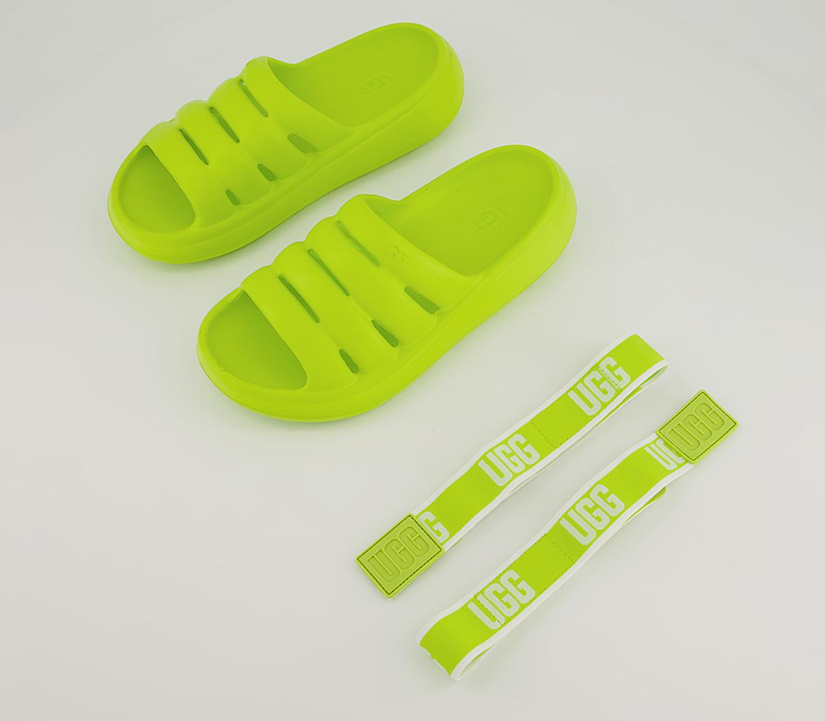 UGG Sport Yeah Sliders UGG Sport Yeah Sliders Key Lime