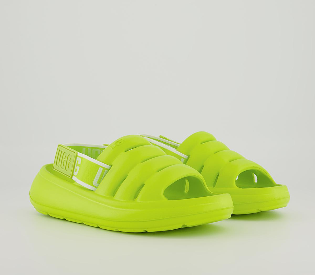 UGG Sport Yeah Sliders UGG Sport Yeah Sliders Key Lime