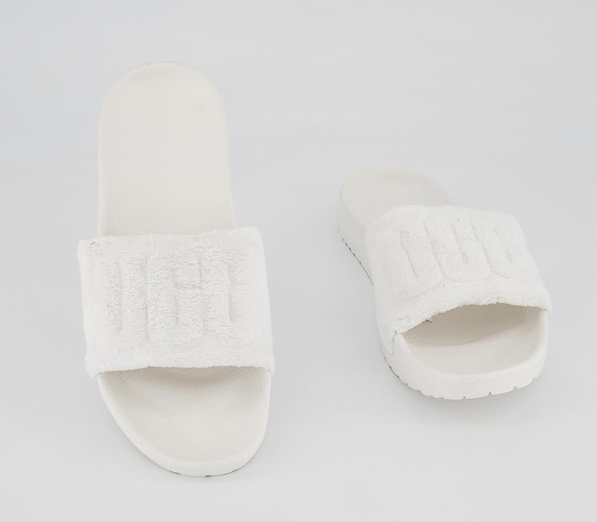 UGG Mahalia Sliders UGG Mahalia Sliders White Terry