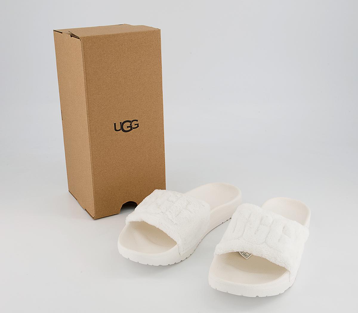 UGG Mahalia Sliders UGG Mahalia Sliders White Terry
