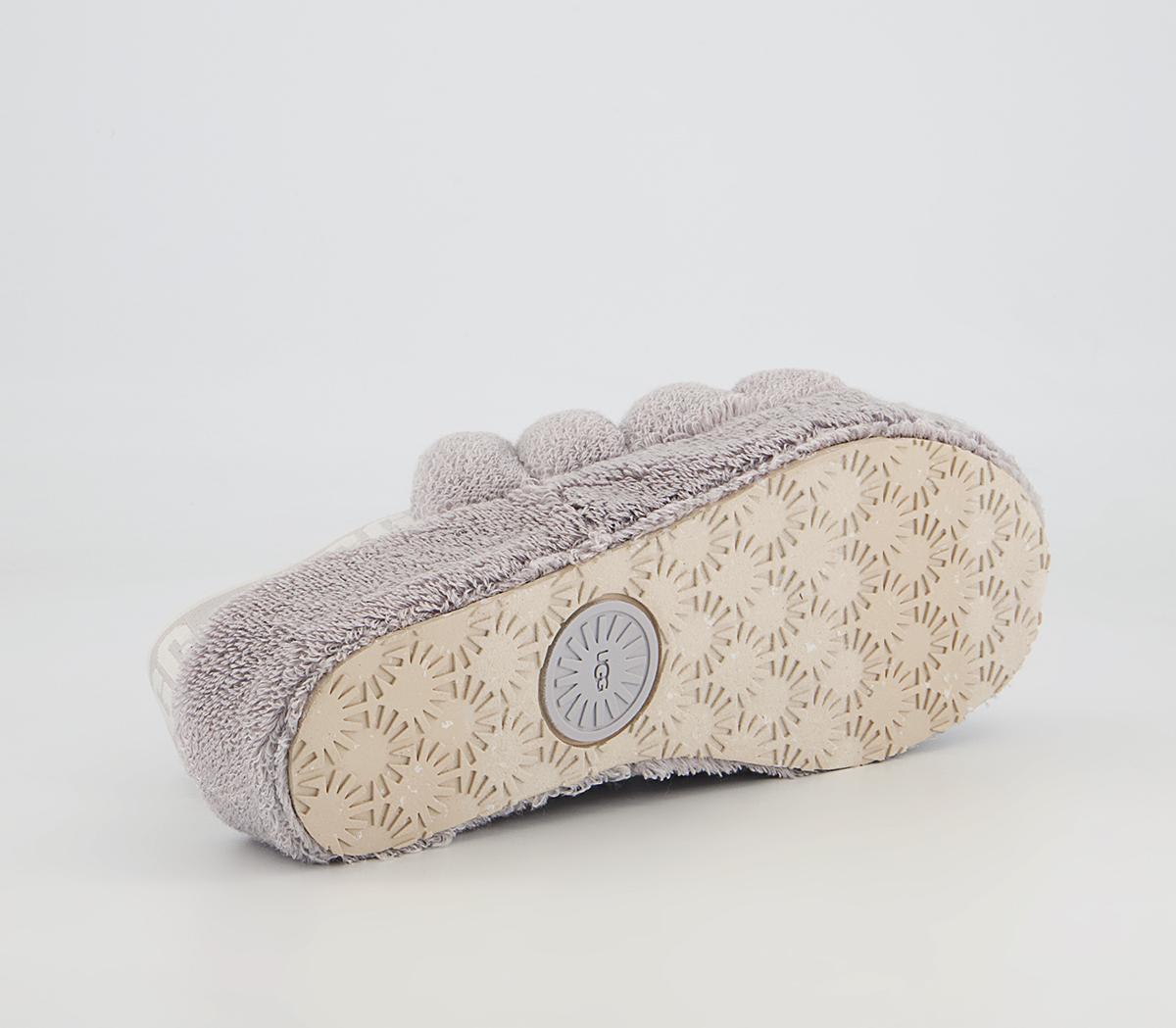 UGG Fluff Yeah Terry Slides UGG Fluff Yeah Terry Slides Metal Grey