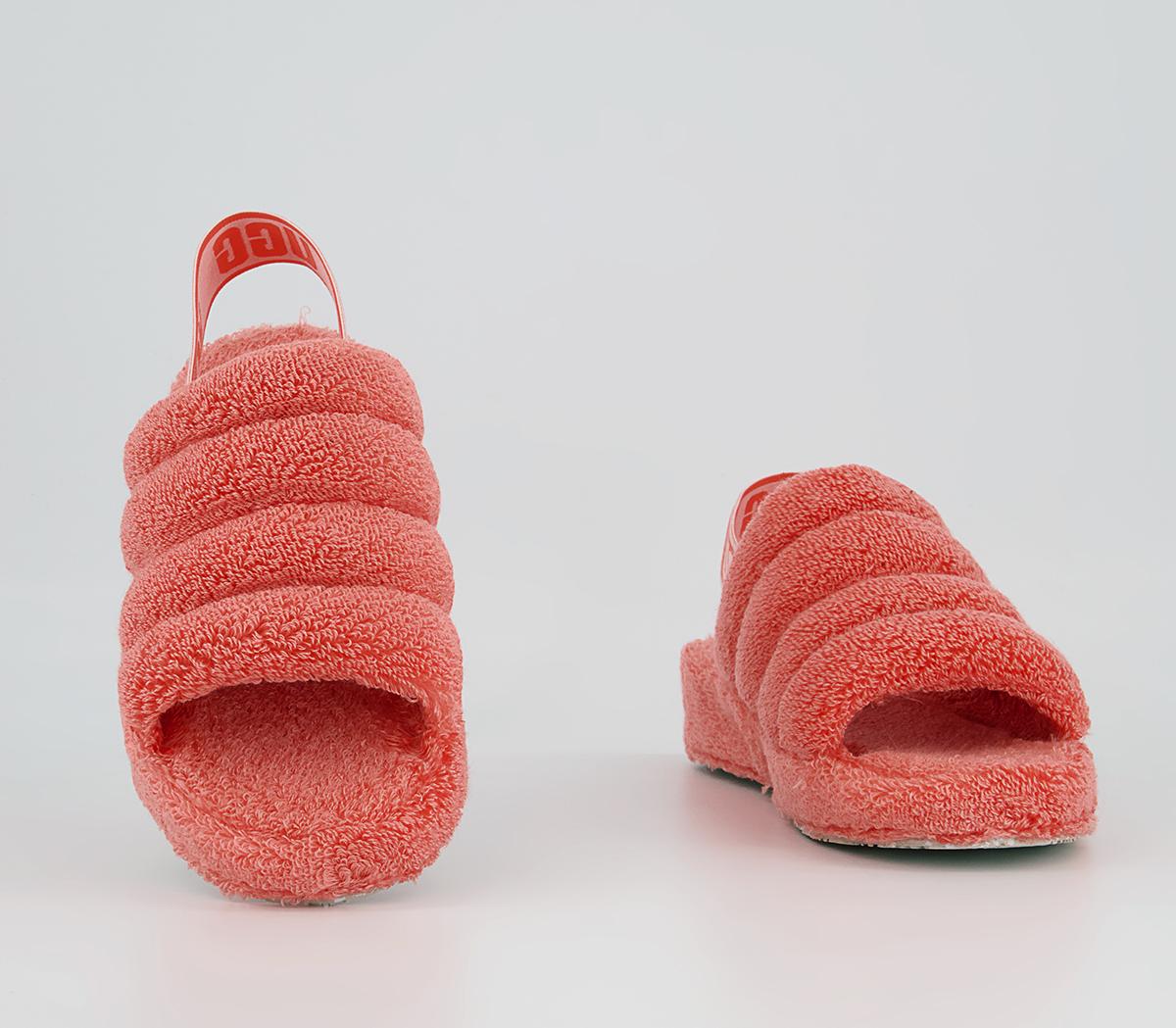 UGG Fluff Yeah Terry Slides UGG Fluff Yeah Terry Slides Peach Bliss