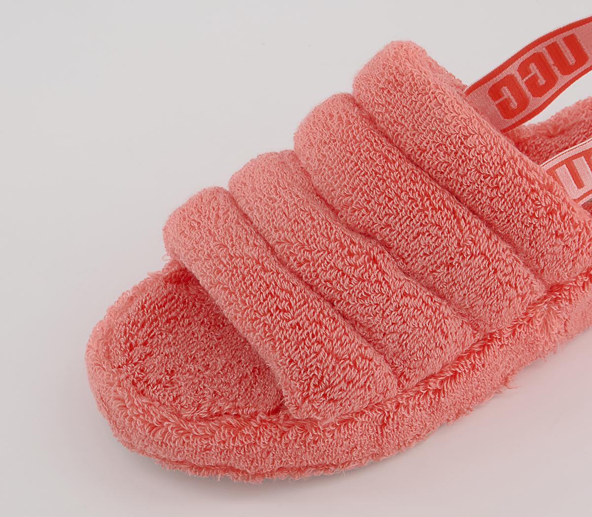UGG Fluff Yeah Terry Slides UGG Fluff Yeah Terry Slides Peach Bliss