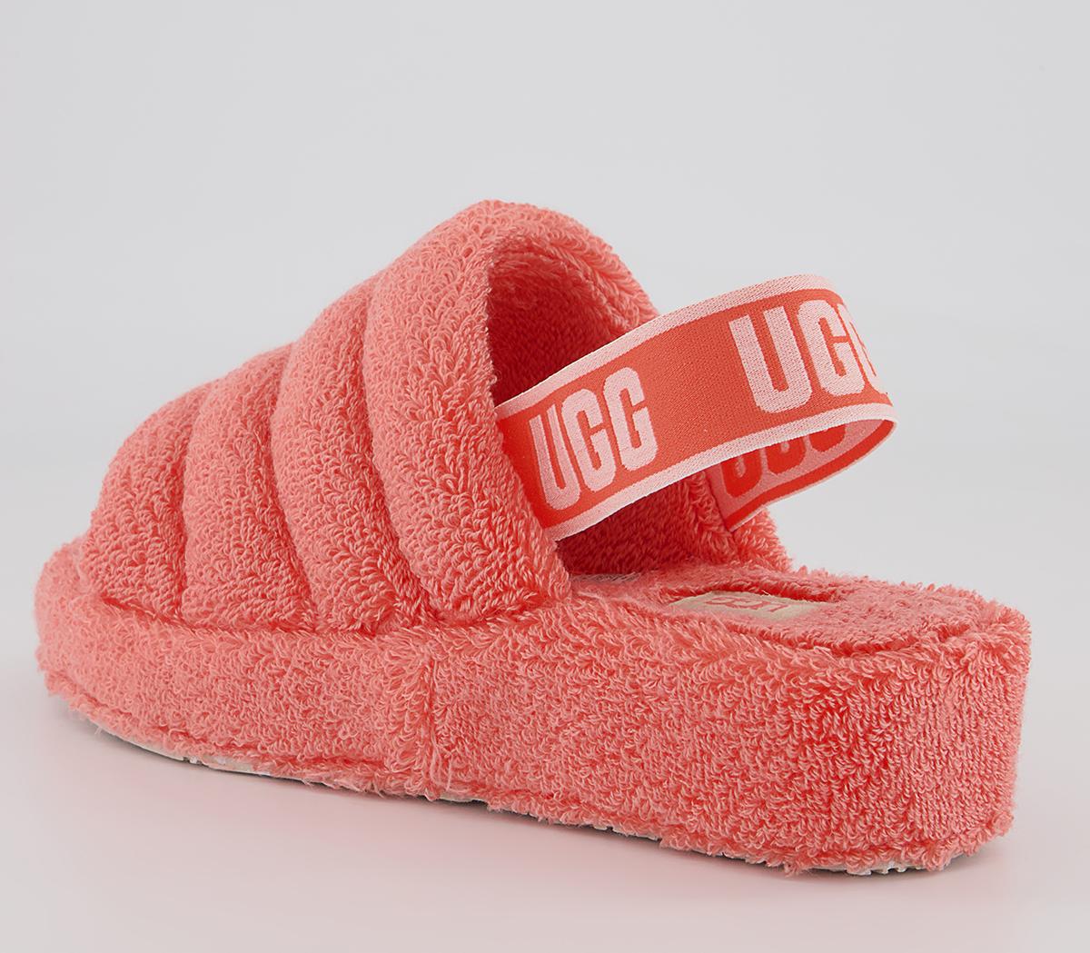 UGG Fluff Yeah Terry Slides UGG Fluff Yeah Terry Slides Peach Bliss
