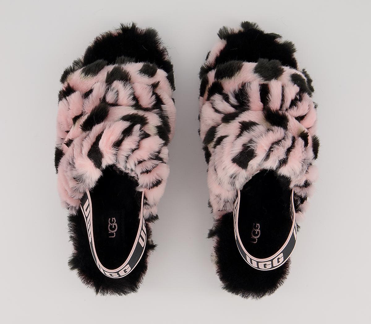 UGG Fluff Yeah Animalia Slippers UGG Fluff Yeah Animalia Slippers Pink Scallop