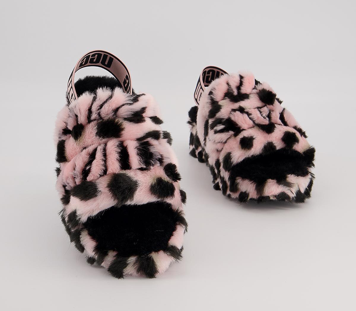 UGG Fluff Yeah Animalia Slippers UGG Fluff Yeah Animalia Slippers Pink Scallop
