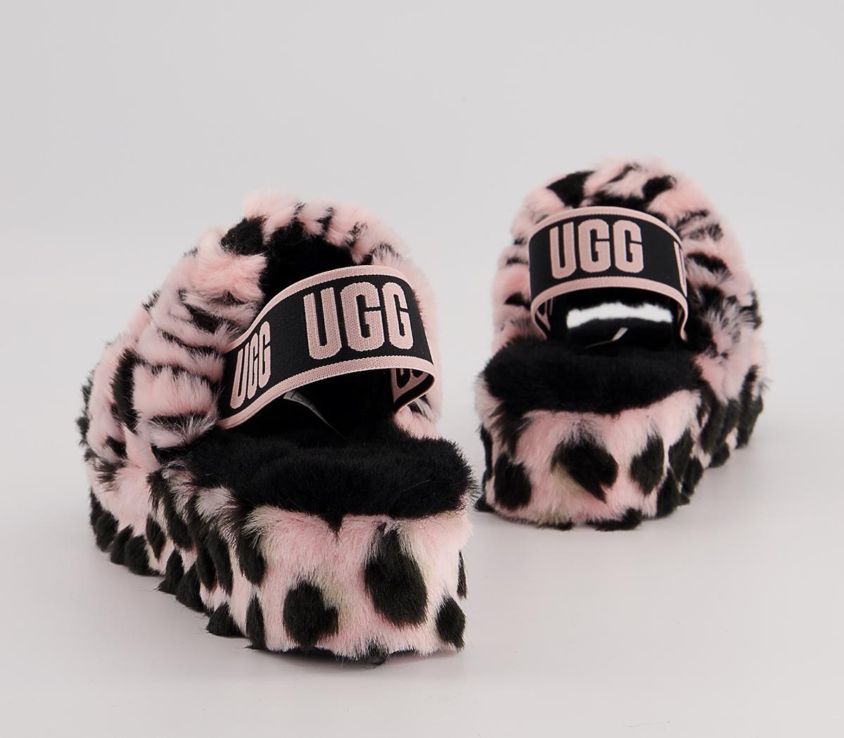 UGG Fluff Yeah Animalia Slippers UGG Fluff Yeah Animalia Slippers Pink Scallop