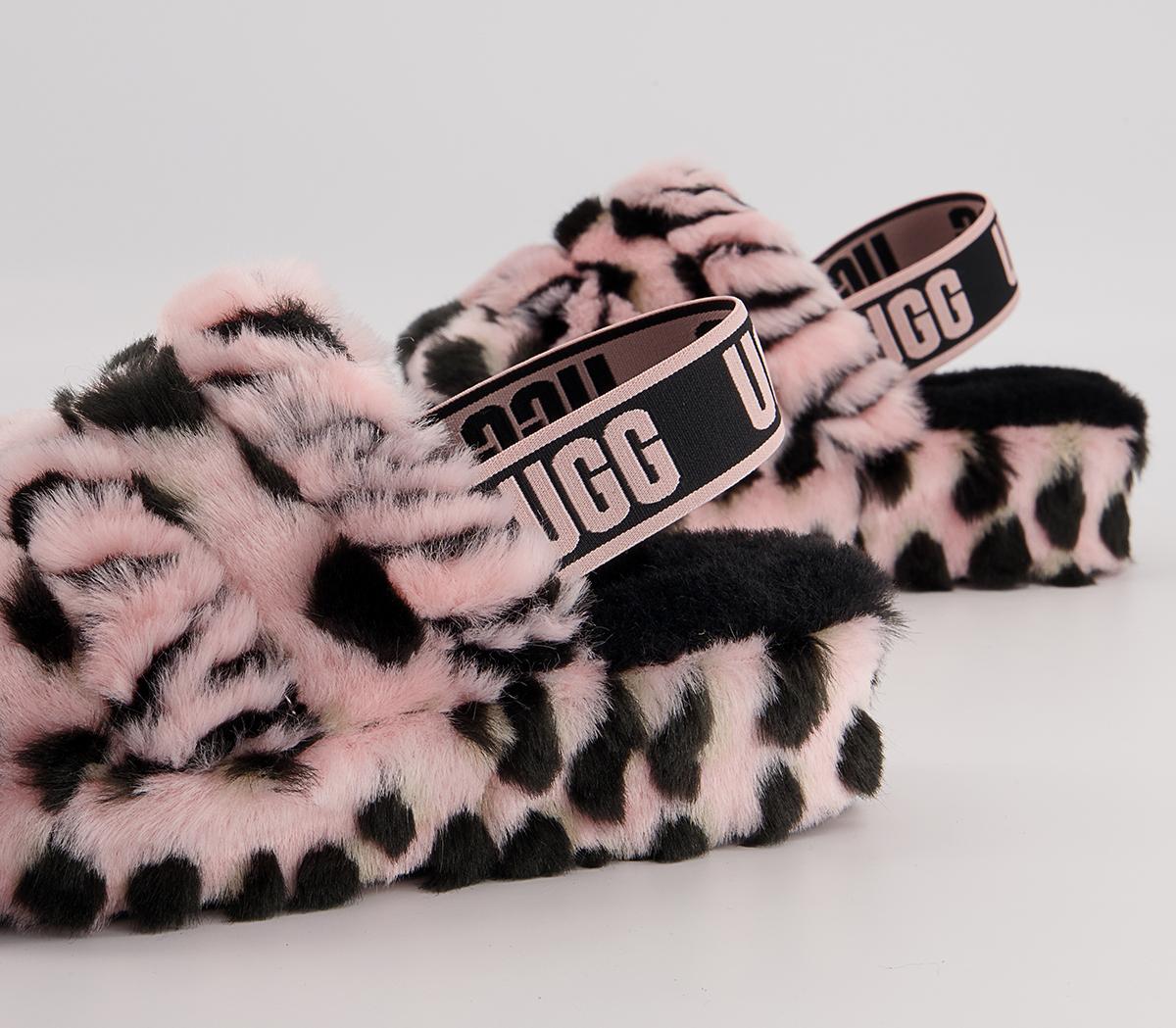 UGG Fluff Yeah Animalia Slippers UGG Fluff Yeah Animalia Slippers Pink Scallop