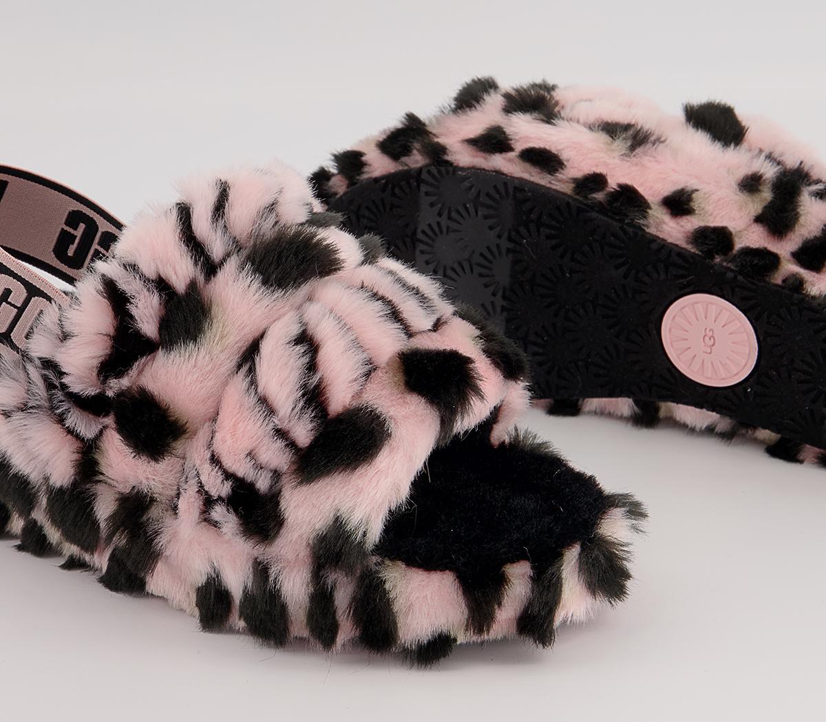 UGG Fluff Yeah Animalia Slippers UGG Fluff Yeah Animalia Slippers Pink Scallop