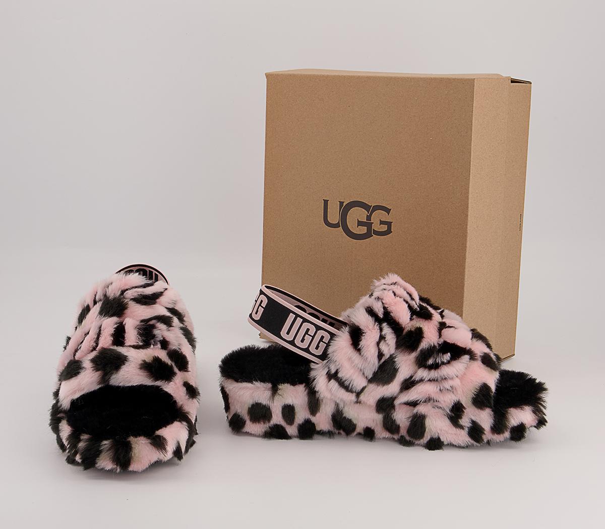 UGG Fluff Yeah Animalia Slippers UGG Fluff Yeah Animalia Slippers Pink Scallop