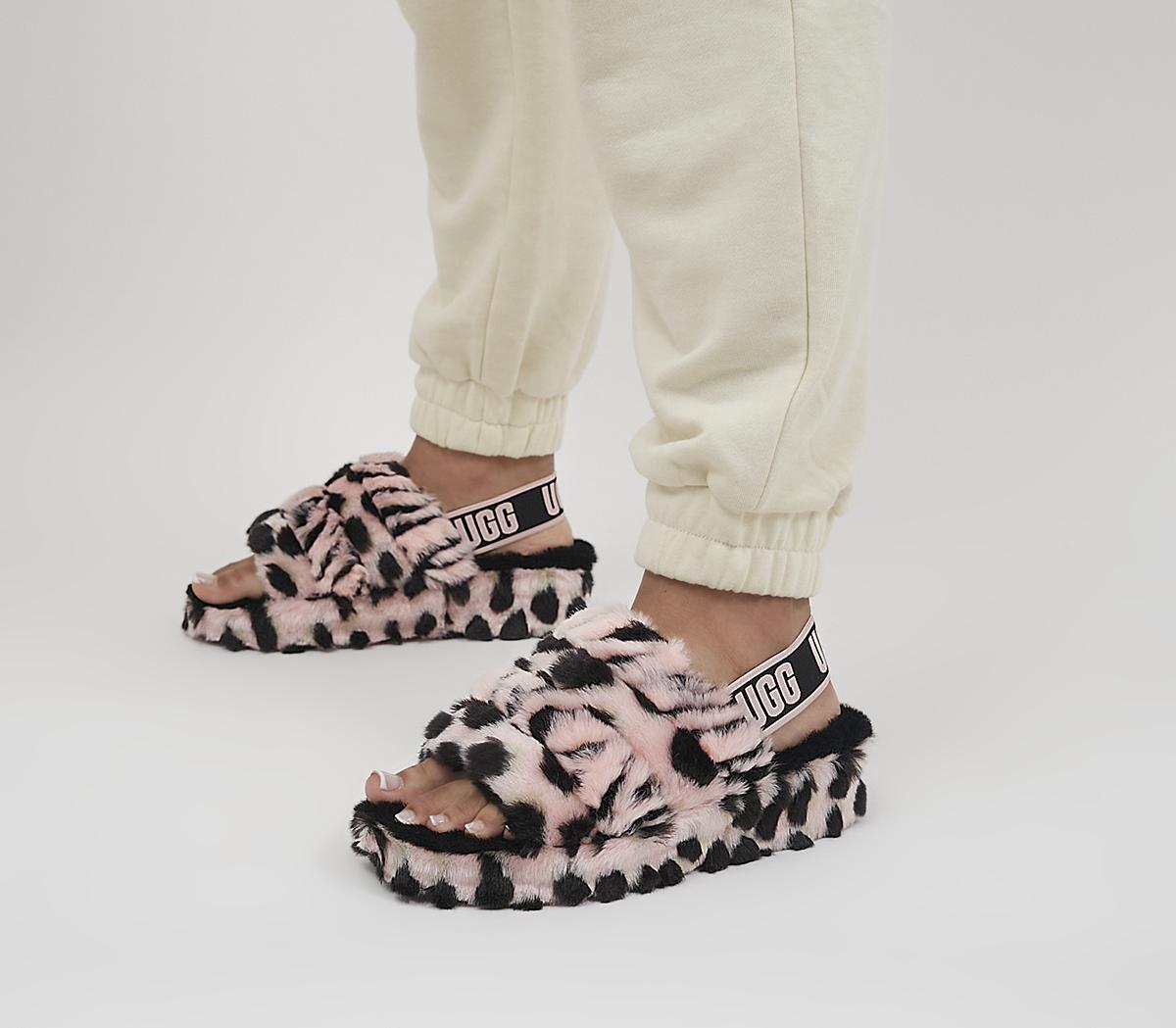 Ugg fluff best sale yeah pink leopard