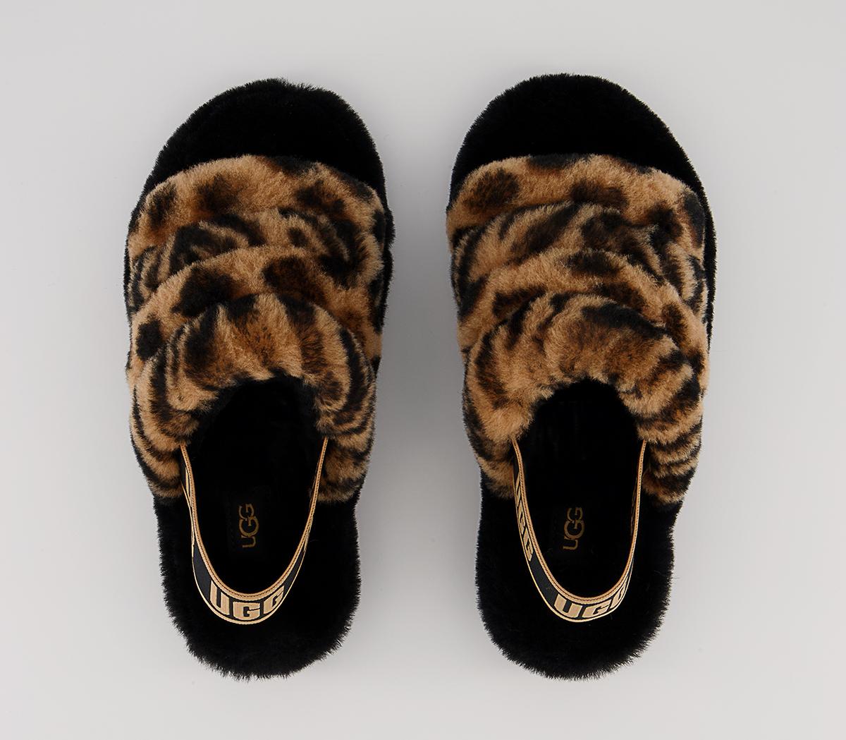 UGG Fluff Yeah Animalia Slippers UGG Fluff Yeah Animalia Slippers Light Butterscotch
