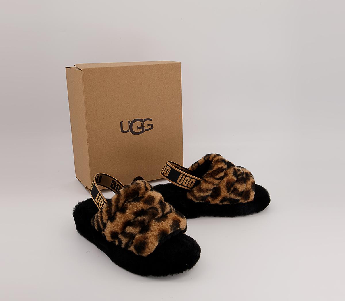 UGG Fluff Yeah Animalia Slippers UGG Fluff Yeah Animalia Slippers Light Butterscotch