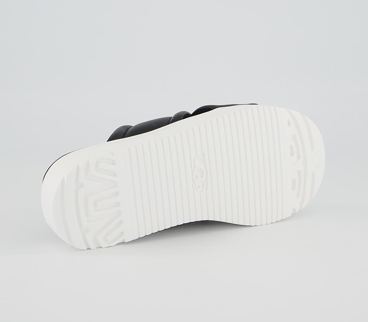 UGG Zayne Crossband Slides UGG Zayne Crossband Slides Black Leather