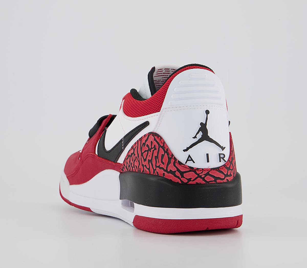 Jordan Jordan Legacy 312 Low Trainers Jordan Jordan Legacy 312 Low Trainers White Black Gym Red