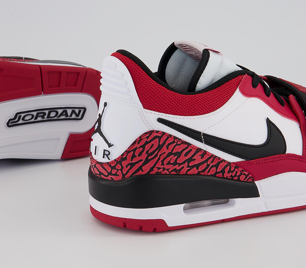 Jordan Jordan Legacy 312 Low Trainers Jordan Jordan Legacy 312 Low Trainers White Black Gym Red