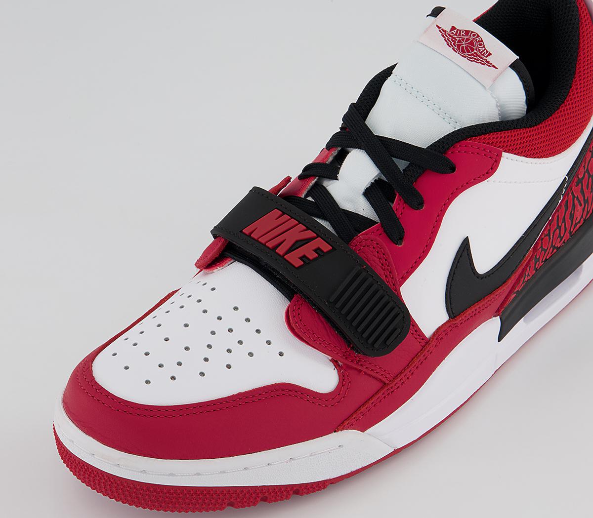 Jordan Jordan Legacy 312 Low Trainers Jordan Jordan Legacy 312 Low Trainers White Black Gym Red