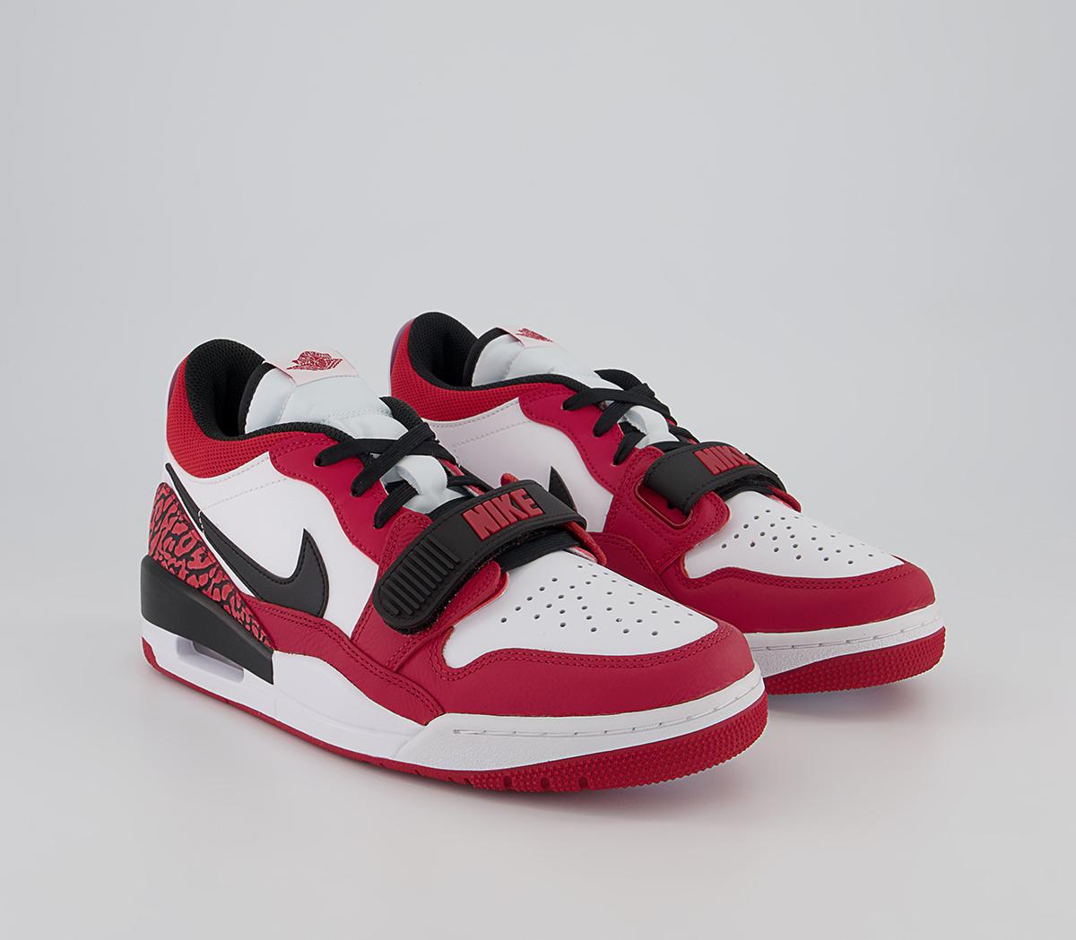 Jordan Jordan Legacy 312 Low Trainers Jordan Jordan Legacy 312 Low Trainers White Black Gym Red