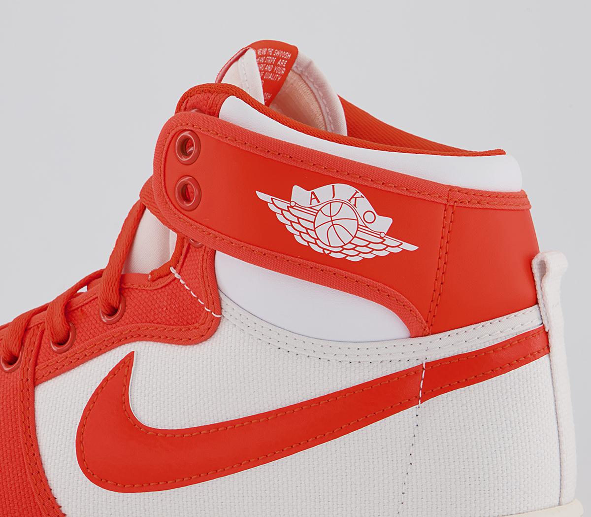 Jordan Air Jordan 1 KO High Rush Orange Whitesail - Men's Basketball ...