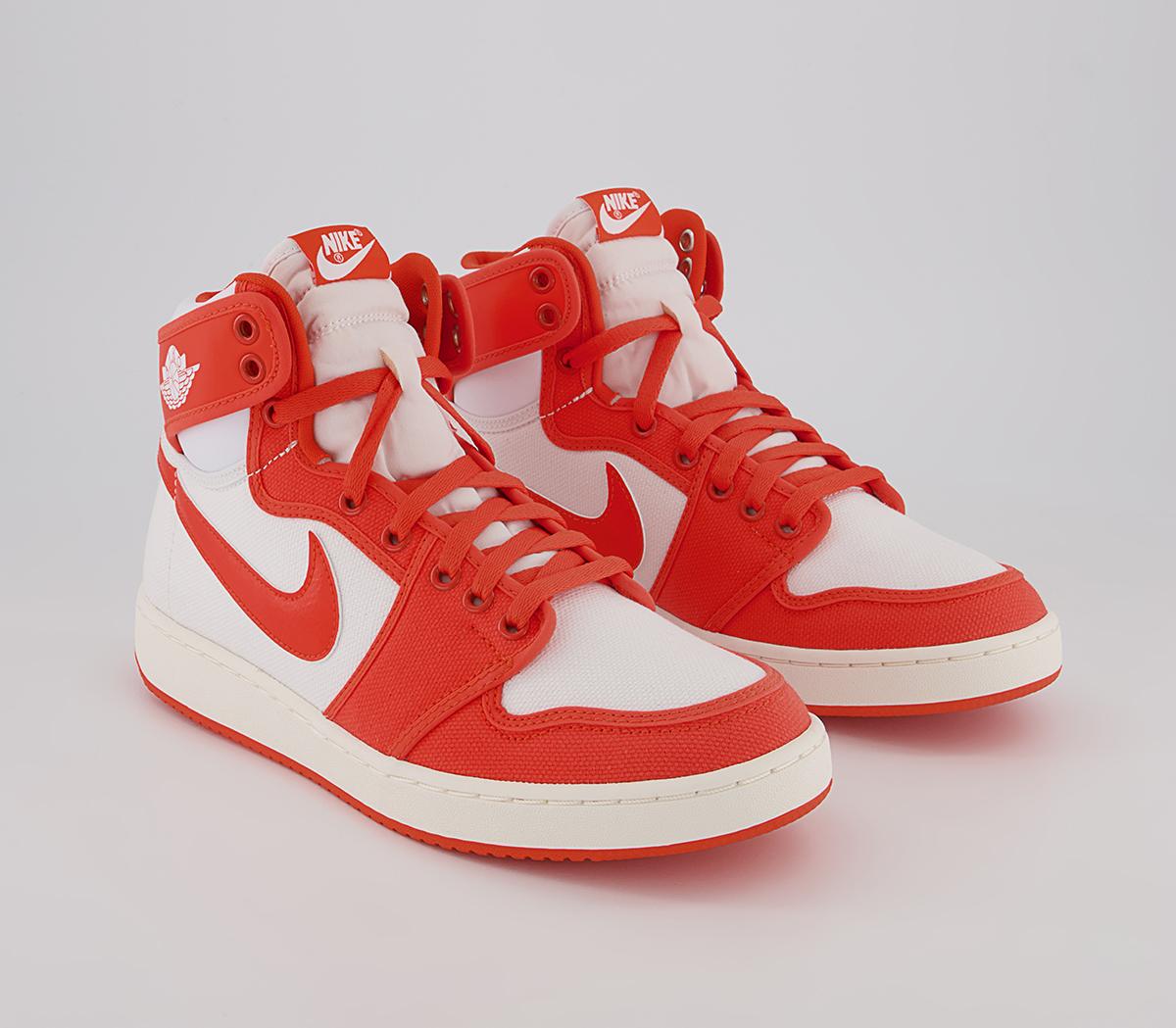 Jordan Air Jordan 1 KO High Rush Orange Whitesail - Basketball Shoes