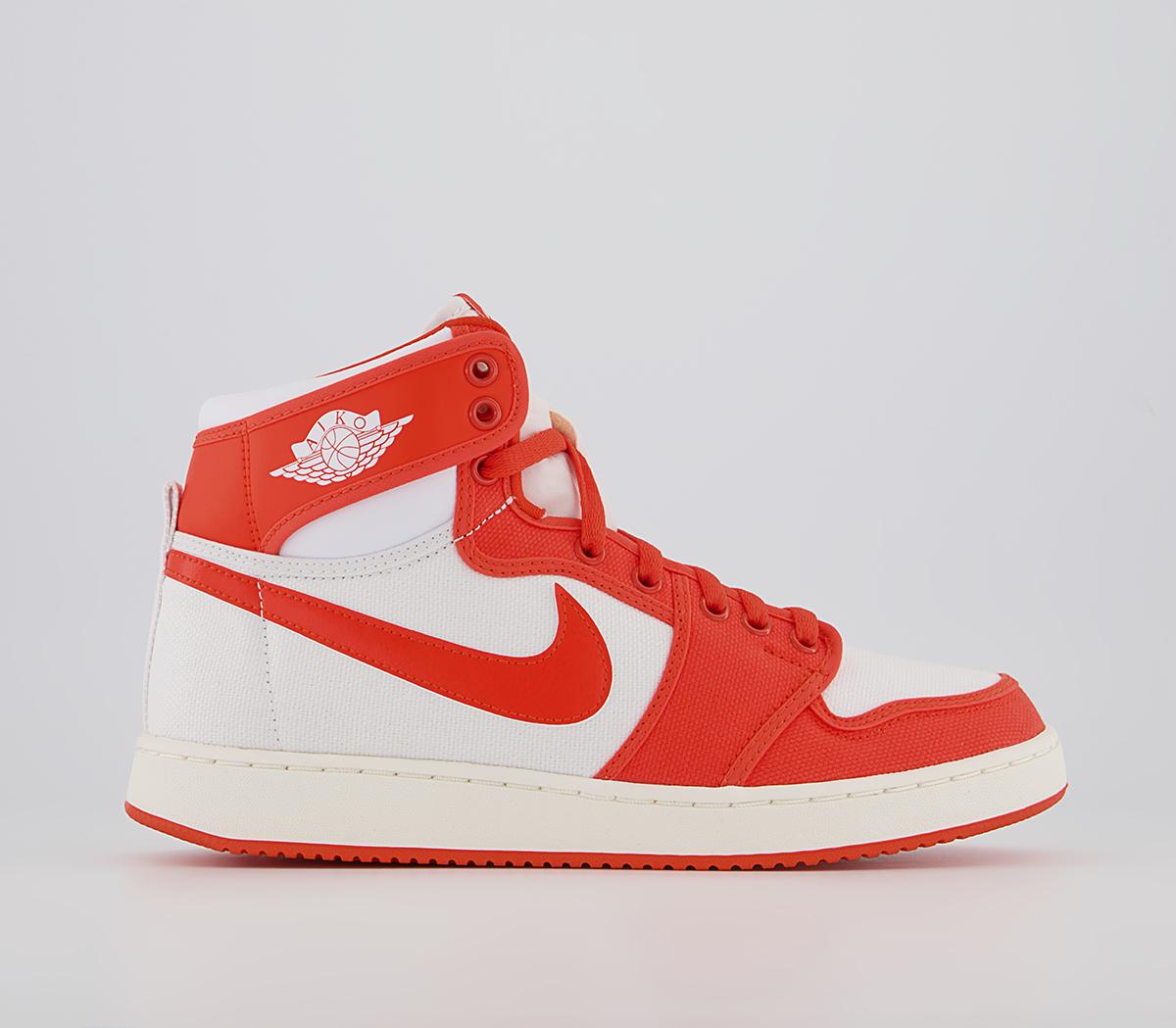 Air Jordan 1 KO High Rush Orange Whitesail - Basketball Shoes