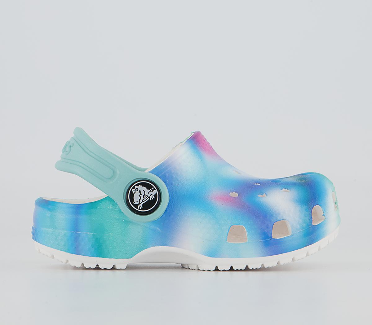 CrocsClassic Kids Clogs CrocsClassic Kids ClogsSolarized White Multi