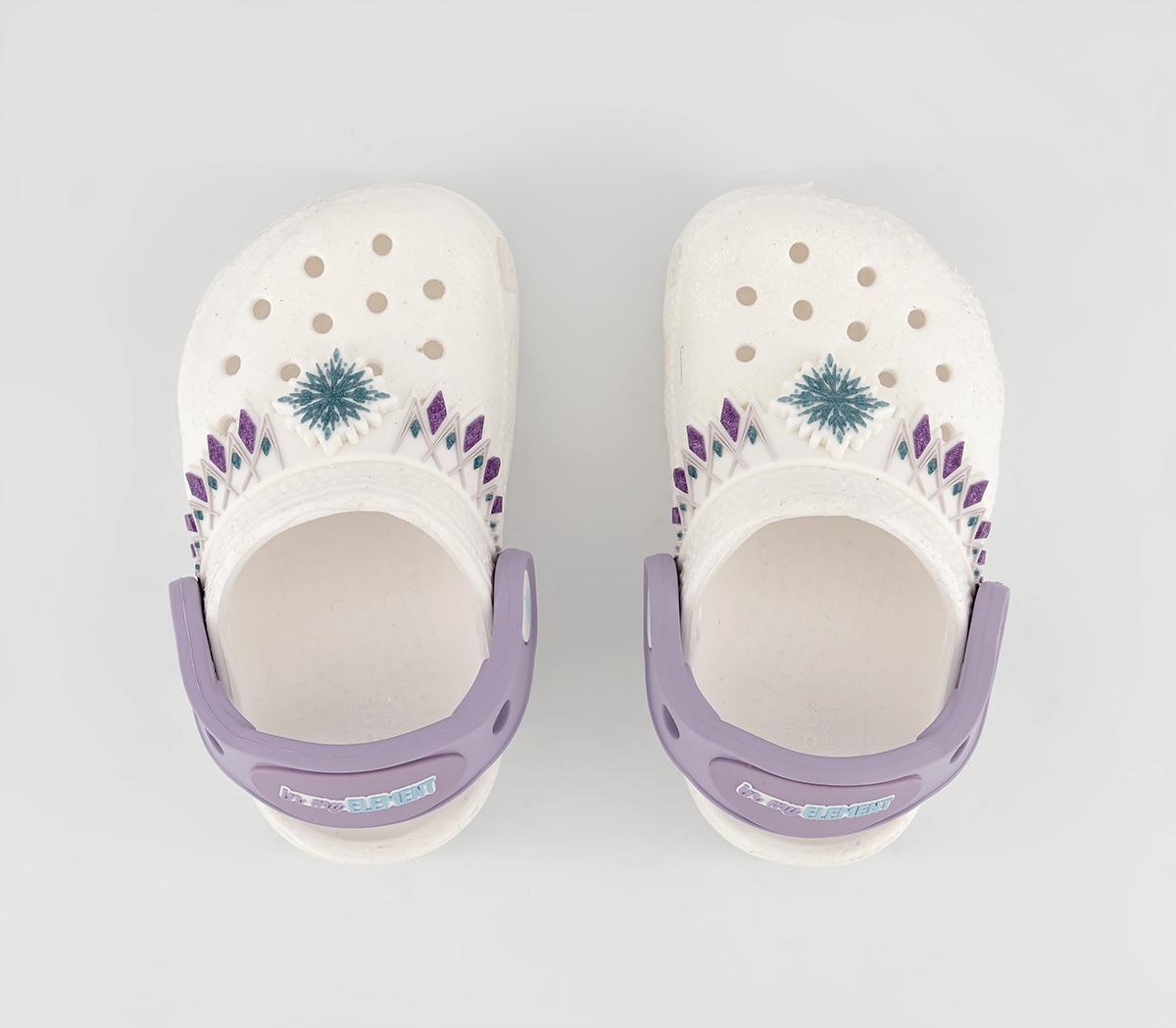CrocsClassic Toddler ClogsFrozen White