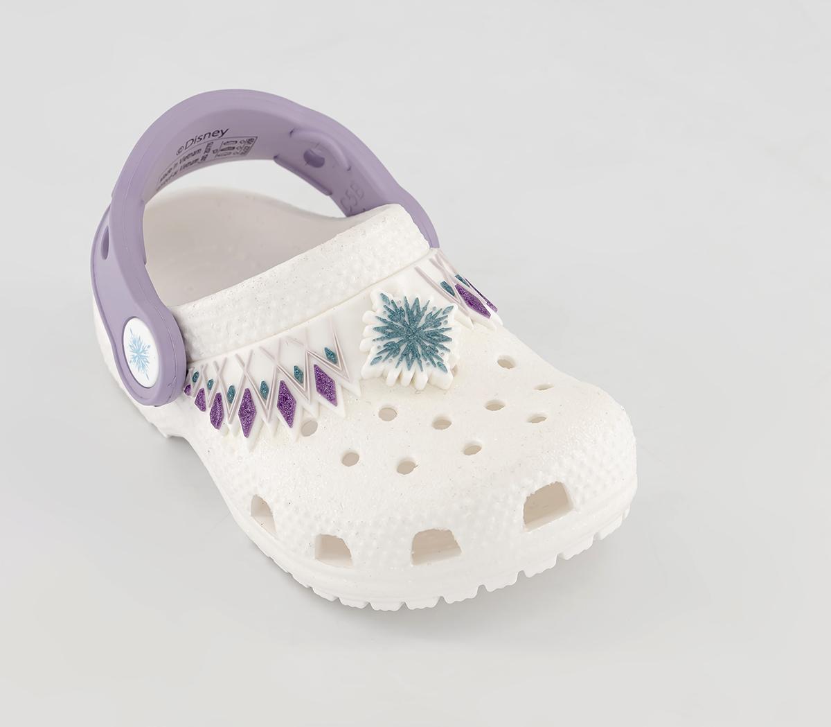 CrocsClassic Toddler ClogsFrozen White