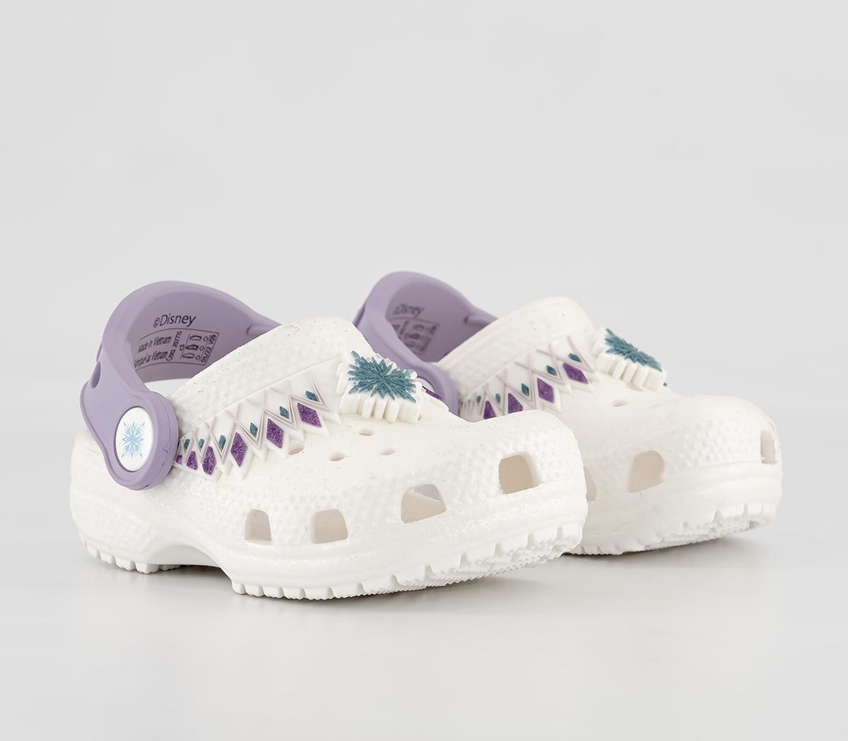 CrocsClassic Toddler ClogsFrozen White