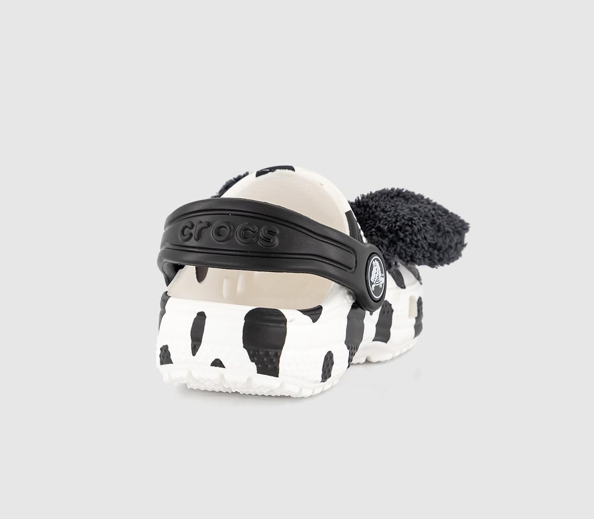 CrocsClassic Toddler ClogsDalmation White Black