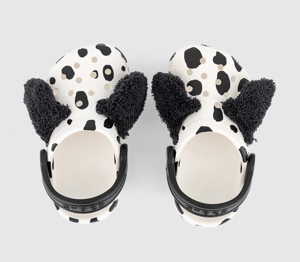 CrocsClassic Toddler ClogsDalmation White Black