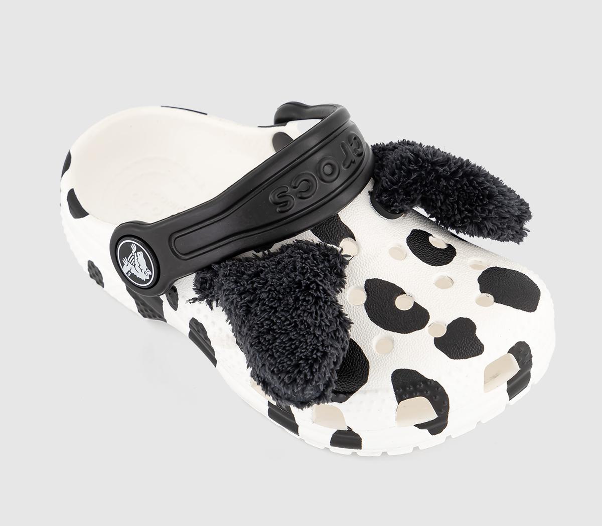 CrocsClassic Toddler ClogsDalmation White Black