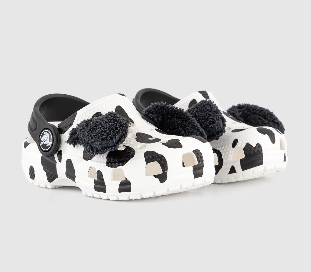 CrocsClassic Toddler ClogsDalmation White Black