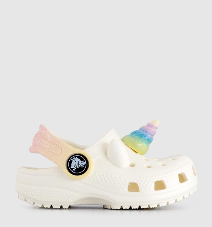 Crocs Classic Clog Toddler Crocs Unicorn Chalk