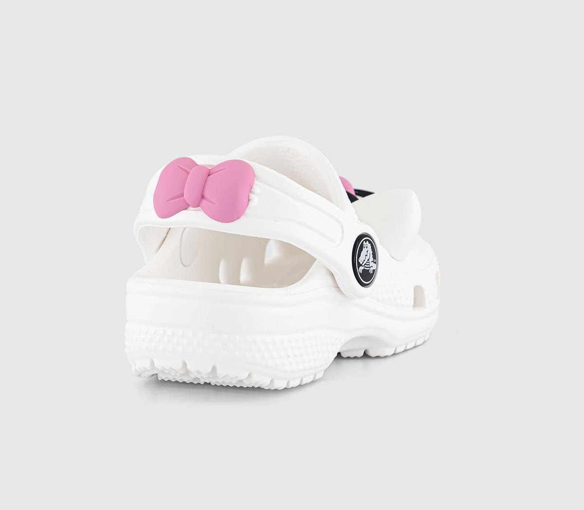 CrocsClassic Toddler Clog CrocsClassic Toddler ClogCat White Pink Tweed