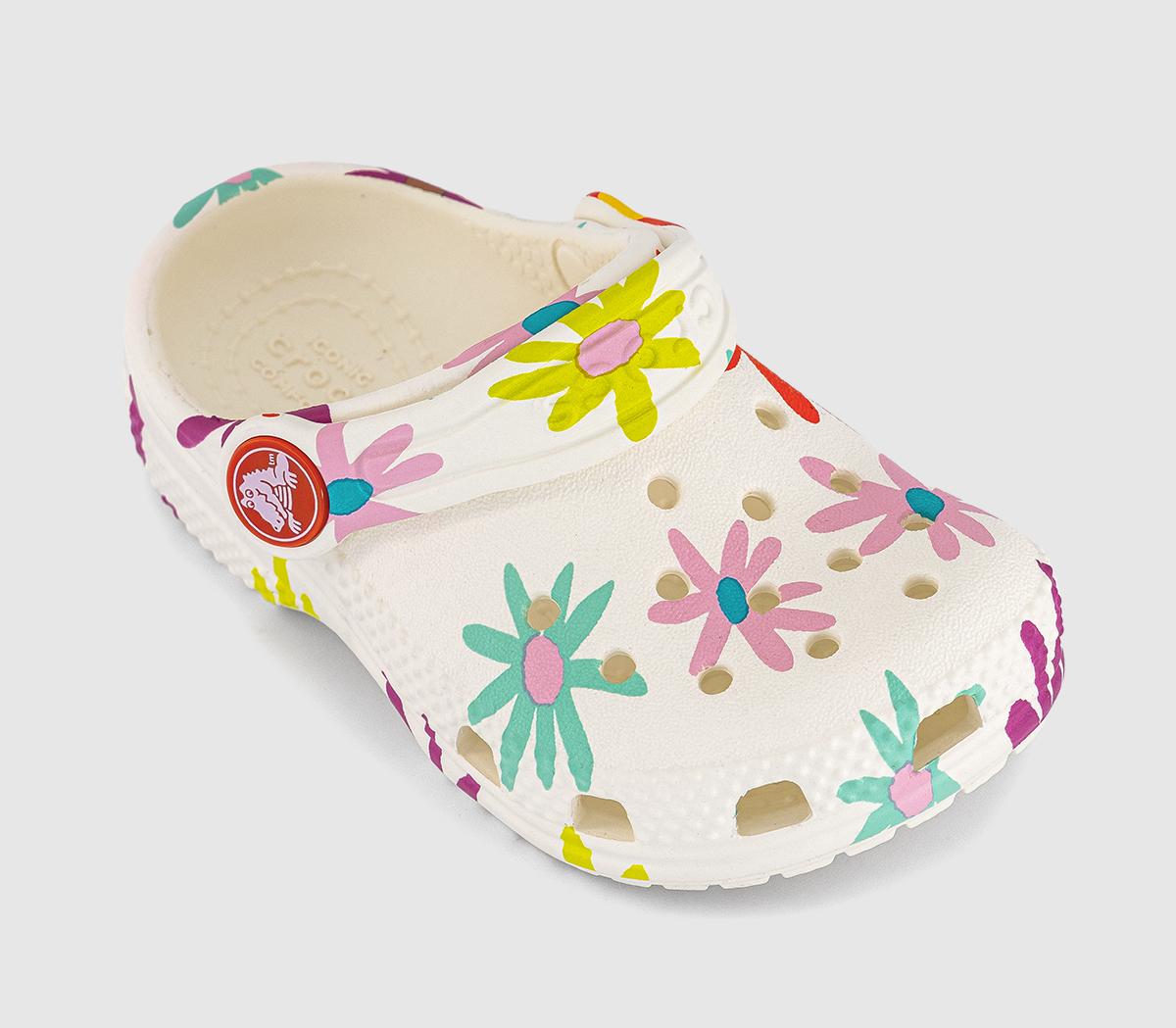 CrocsClassic Toddler Clogs CrocsClassic Toddler ClogsChalk Flower