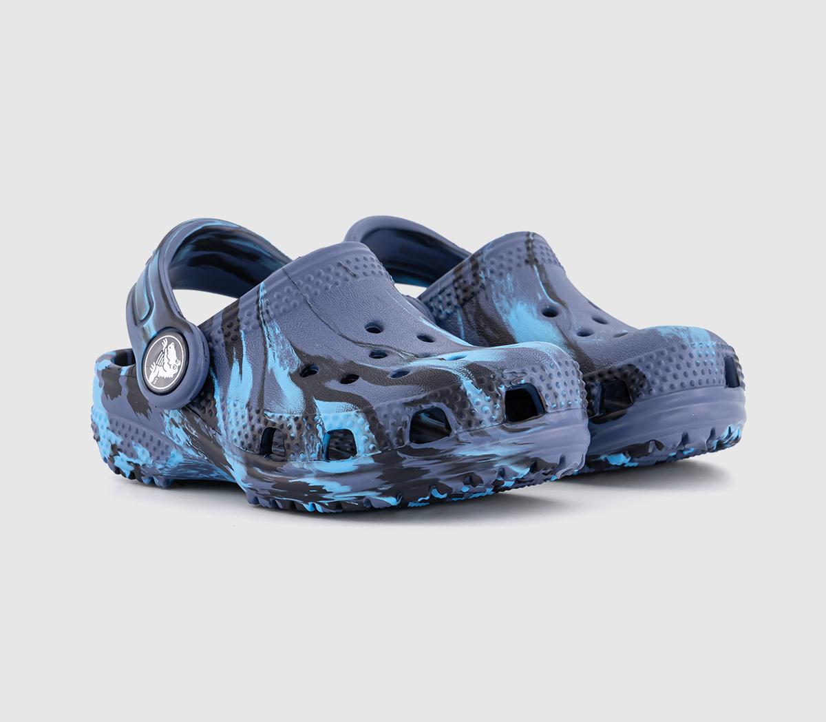 Crocs Classic Infant Clogs Crocs Classic Infant Clogs Navy Multi
